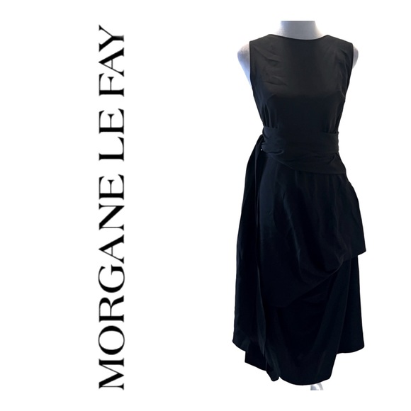 Le Fay Dresses Le Fay Black Layered Asymmetrical